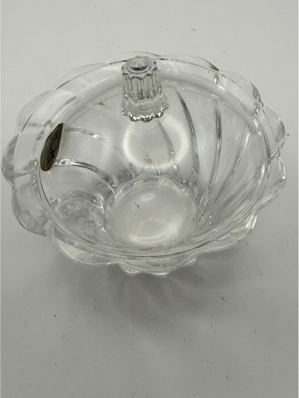 RCR Royal Crystal Rock 24% Lead Crystal Italy Bowl Candy Dish Trinket Bowl